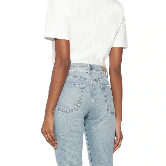 GRLFRND Karolina  Embellished High Rise Button-Fly Skinny Denim Jeans Size 31 - Picture 4 of 16